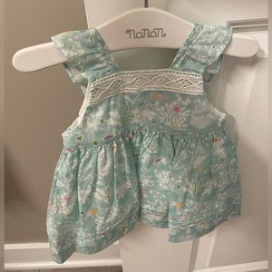 NWT Patachou blue floral dress 1m